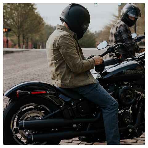 Rinehart 3 1/2" Slip-On Mufflers For Harley Softail Heritage / Deluxe 2018-2024