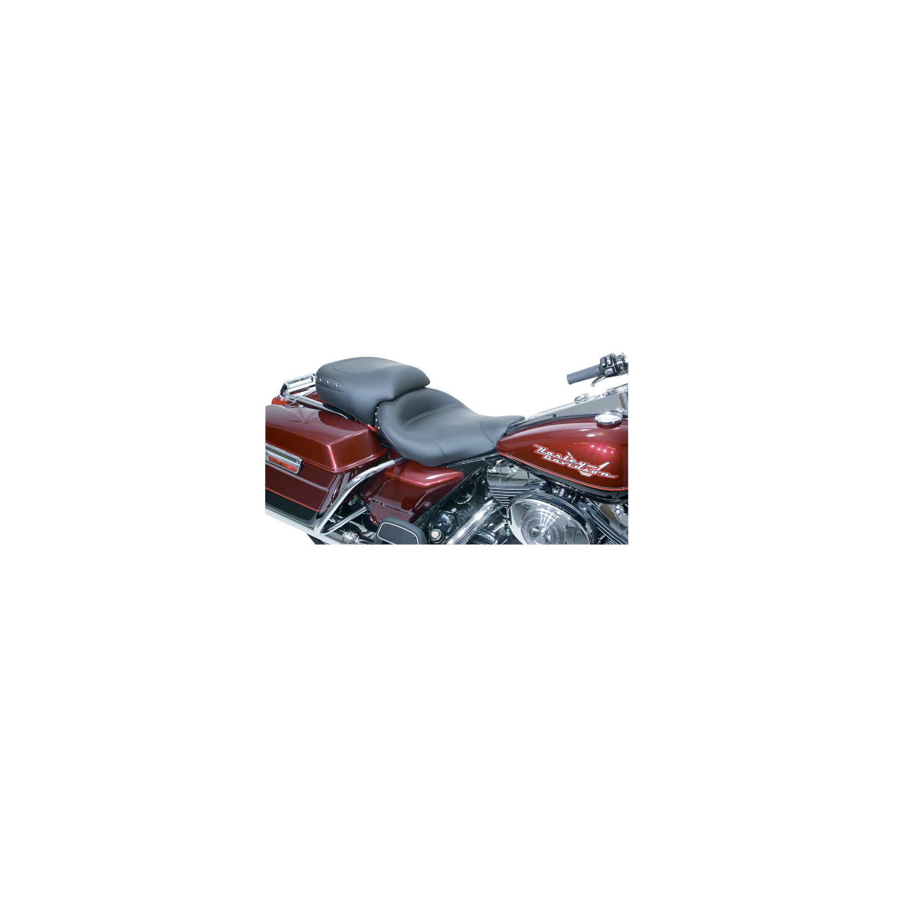 Mustang Seats Mustang Super Touring Solo Seat For Harley Touring 1997-2007 - $720.00 at RevZilla