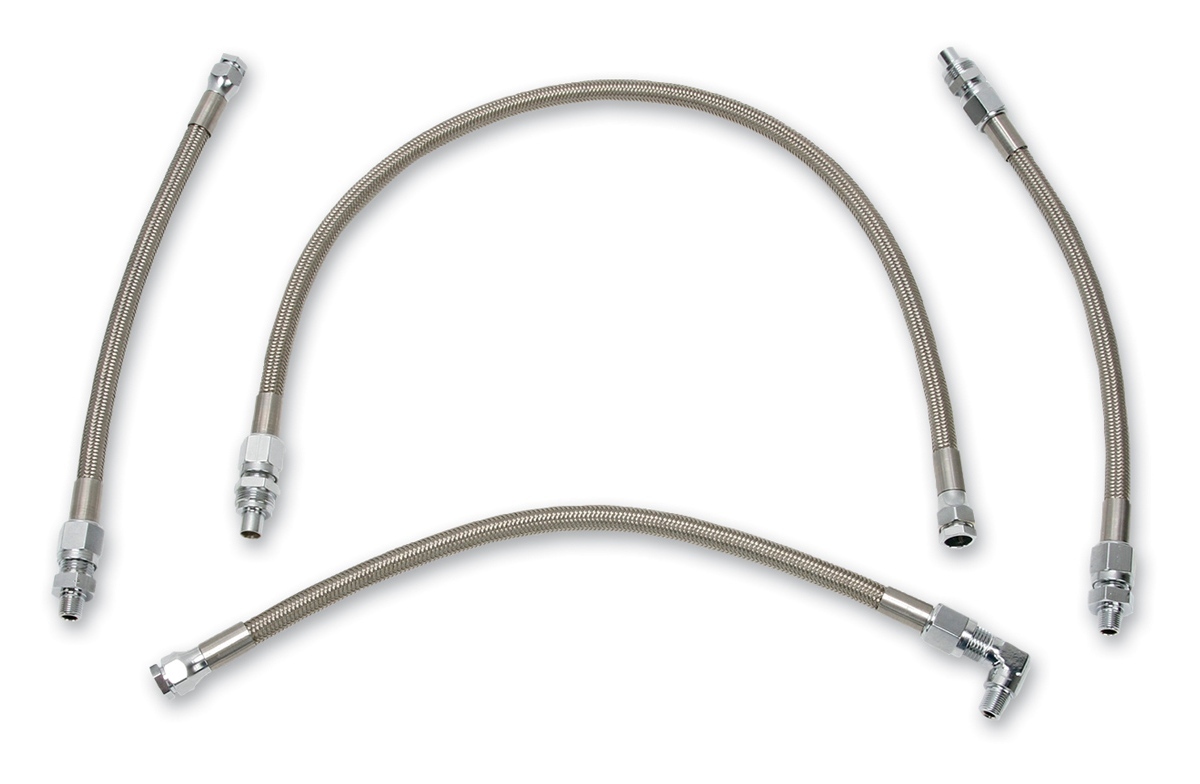 Drag Specialties Braided Oil Line Kit For Harley Softail 19921999