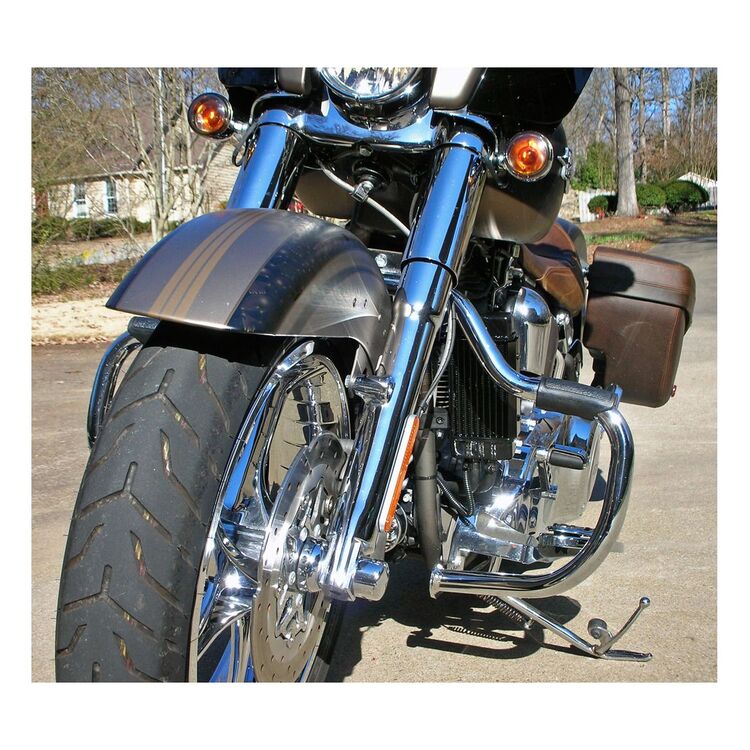 Jagg Vertical Frame Mount Fan Assisted Oil Cooler Kit For Harley 1984