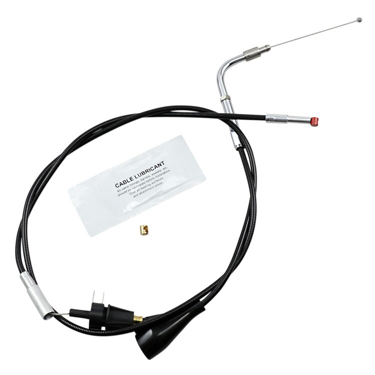 Barnett Black Vinyl Idle Cable For Harley Touring With Cruise 1996-2001 Stock [Open Box]