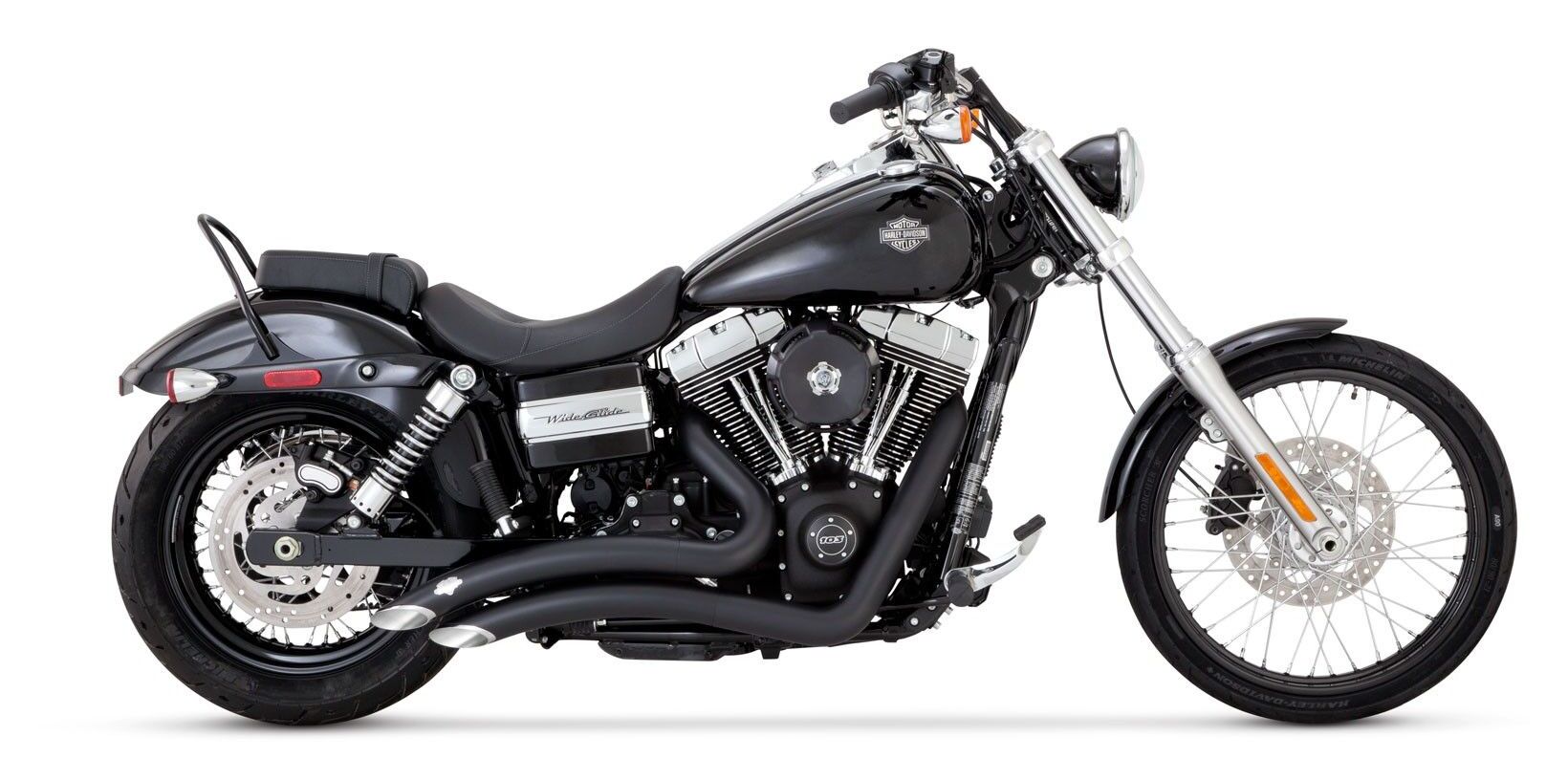 Vance & Hines PCX Big Radius 2-Into-2 Exhaust For Harley