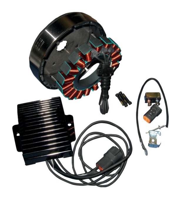 Cycle Electric 3-Phase 50-Amp Charging Kit For Harley Softail 2001