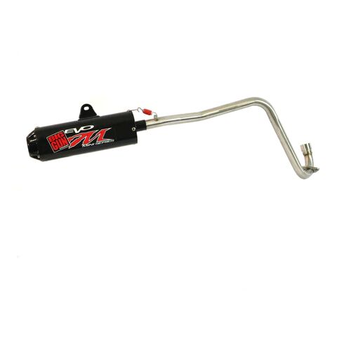 Big Gun EVO M Series Black Out Exhaust System Polaris Outlaw 70 2021-2024