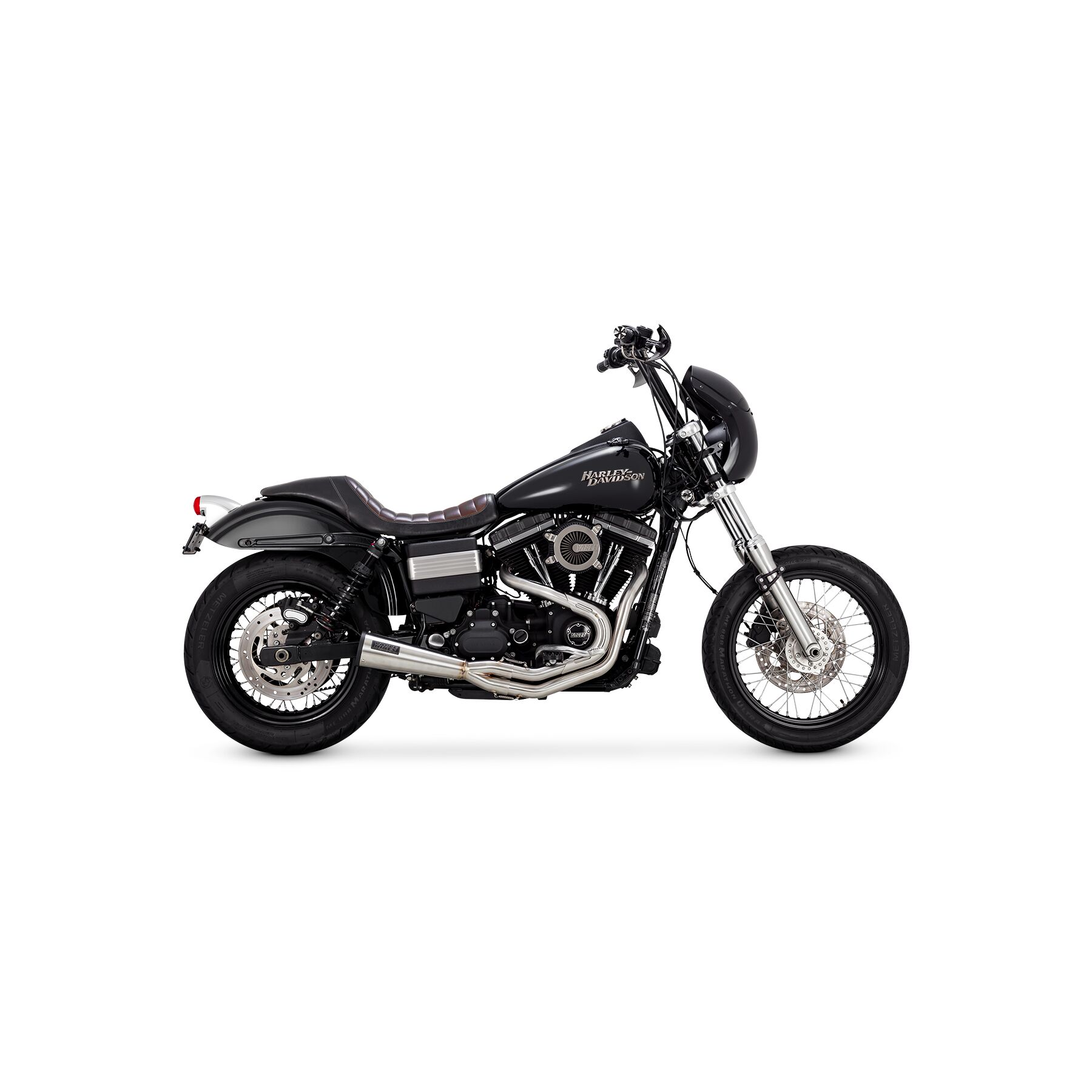 Vance & Hines Vance & Hines 2 into 1 Upsweep Full Exhaust For Harley Dyna 1991-2009 - $1374.95 at J&P Cycles