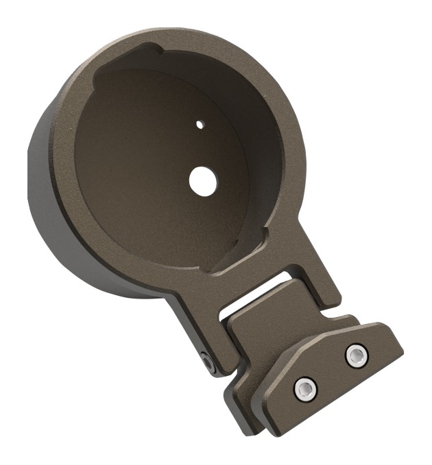 LA Choppers Single Gauge Mount For Harley Dyna / Sportster 1999