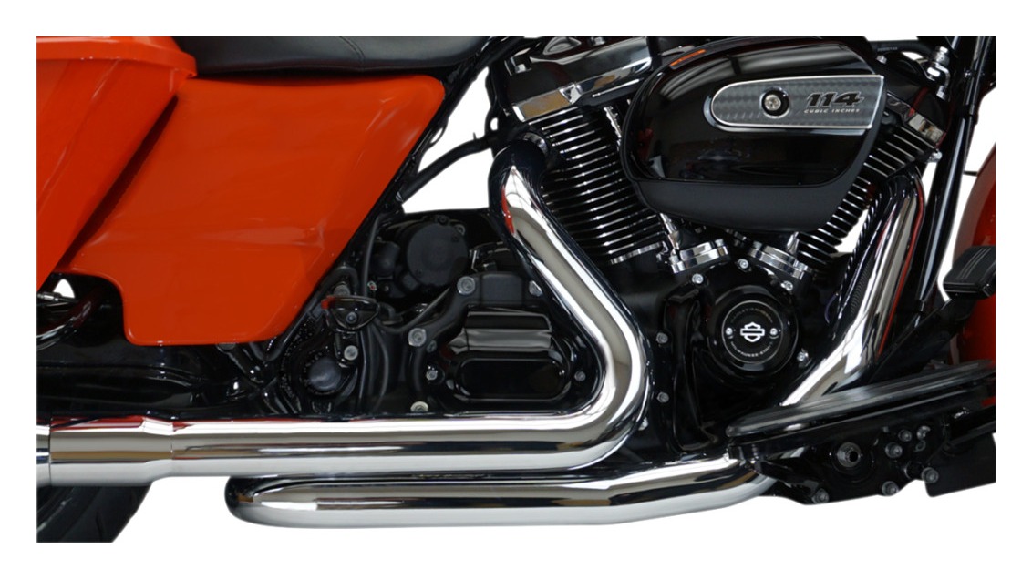 Khrome Werks Aggressor 2 Into 2 Crossover Headers For Harley