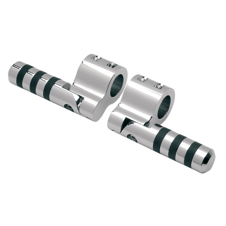 Lindby Wide O Ring Style Clamp On Foot Pegs for Linbar Black [Previously Installed]