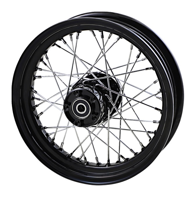 Drag Specialties 40 Spoke Laced Rear Wheel For Harley Softail