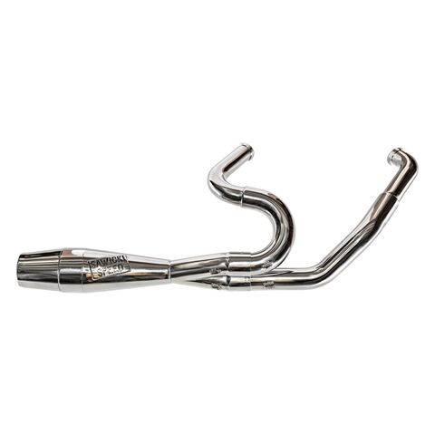 Sawicki Speed Shop 2-Into-1 Shorty Exhaust For Harley Touring 2017-2025