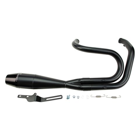 Sawicki Speed Shop Big Inch 2-Into-1 Shorty Exhaust For Harley Dyna 1991-2017