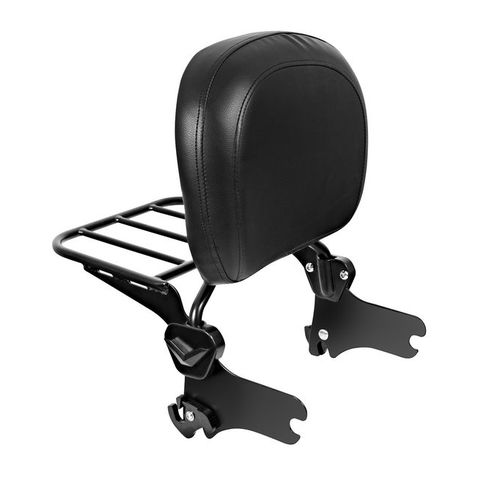 HogWorkz Detachable Sissy Bar With Backrest And Luggage Rack For Harley