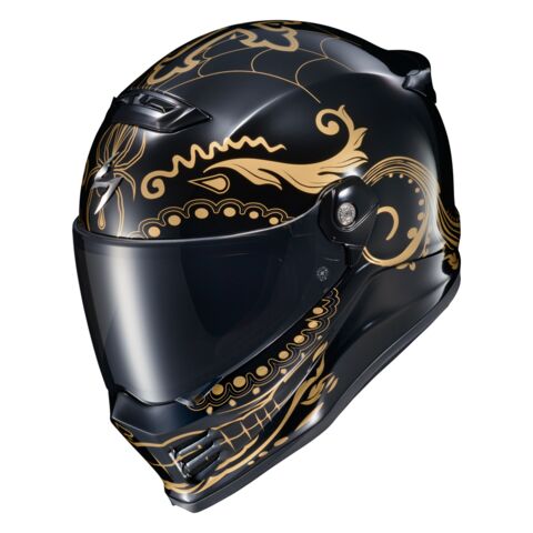 SCORPION EXO COVERT X ヘルメット ブラック/ゴールド Scorpion EXO Covert FX Helmet | JPCycles.com