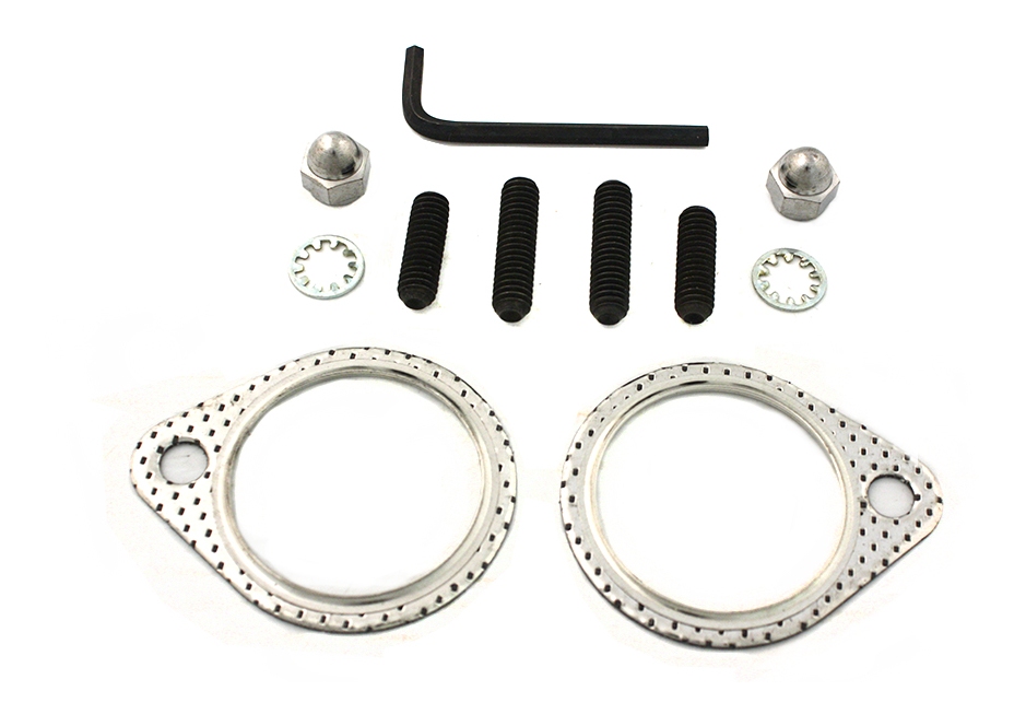 J&P Cycles Exhaust StudNut And Gasket Kit For Harley Shovelhead 1966