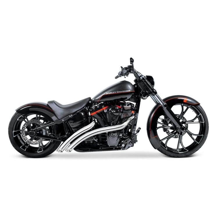 Freedom Performance Radical Radius Crossover Exhaust With Slash End Caps For Harley Softail 2018-2024