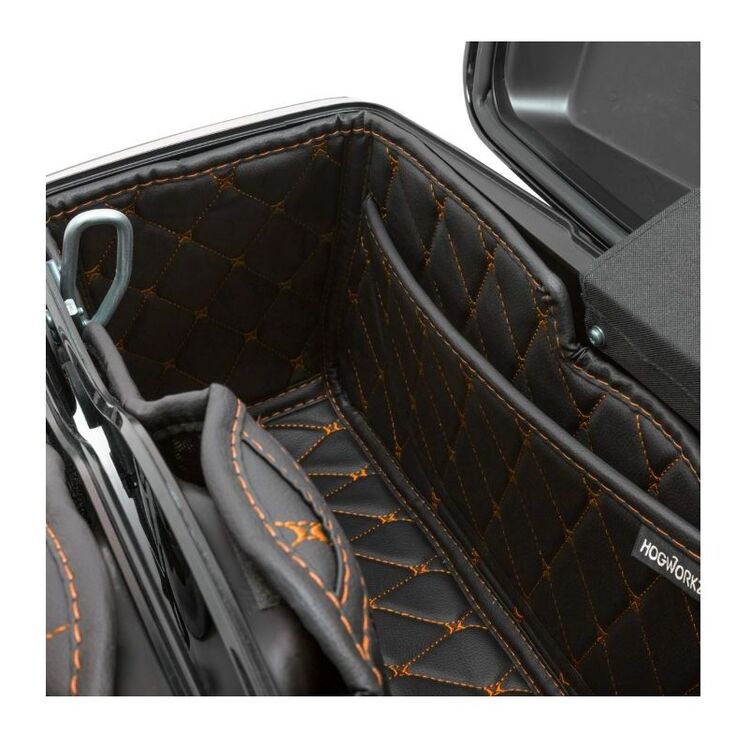 Black W/ Orange Stitch