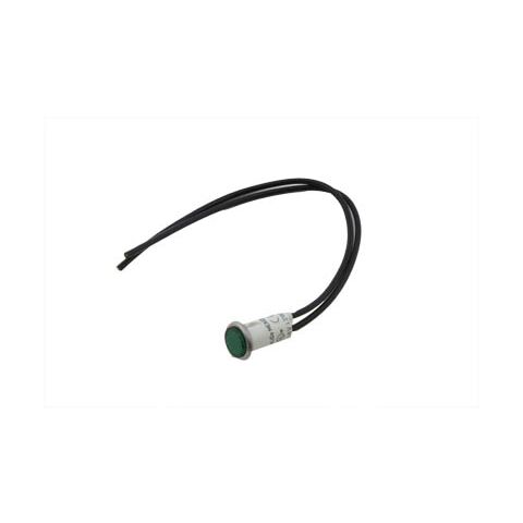 V-Twin Mfg. Green Neutral Indicator Lamp For Harley FX / XL 1975-1983