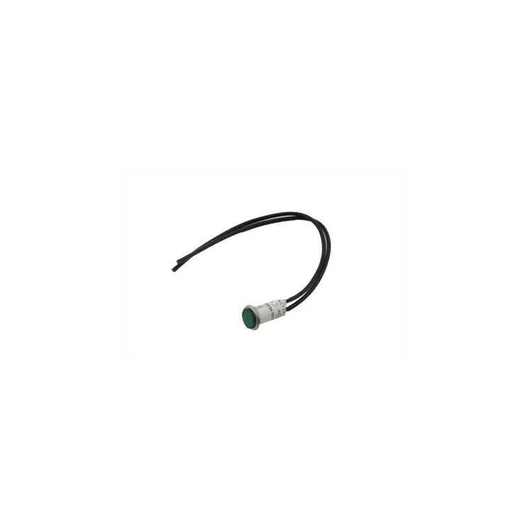 V-Twin Mfg. Green Neutral Indicator Lamp For Harley FX / XL 1975-1983