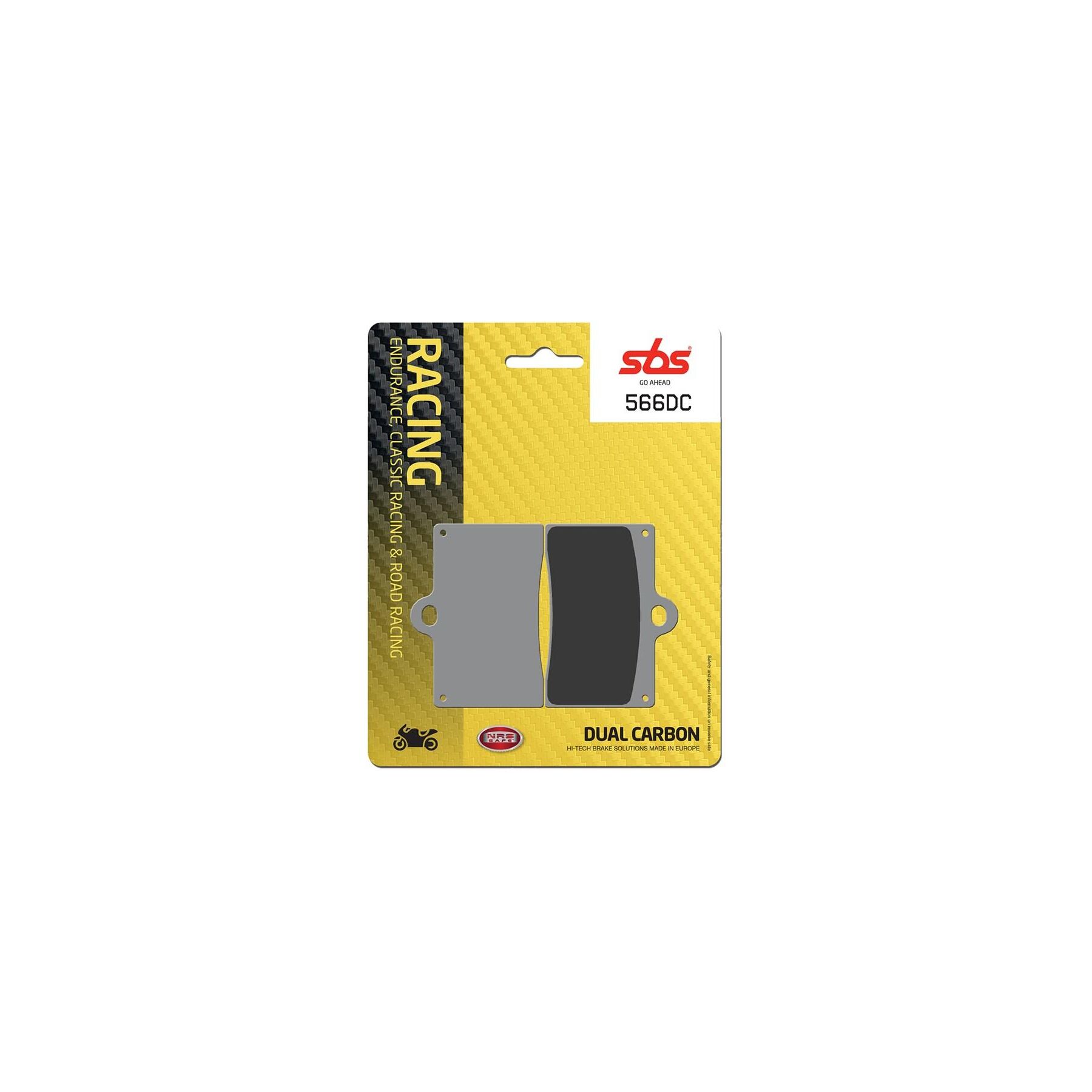 SBS Dual Carbon Front Brake Pads 566DC