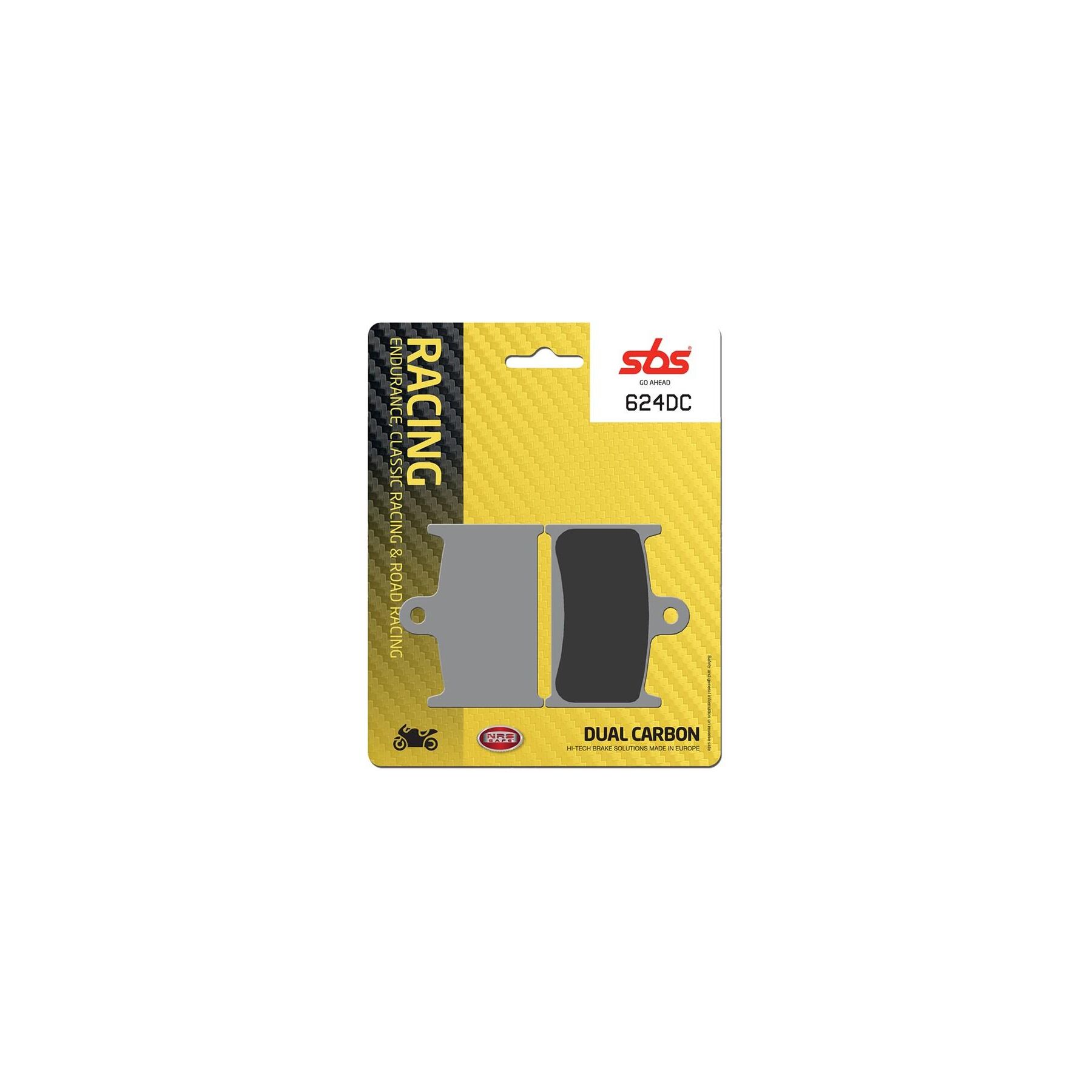 SBS Dual Carbon Front Brake Pads 624DC