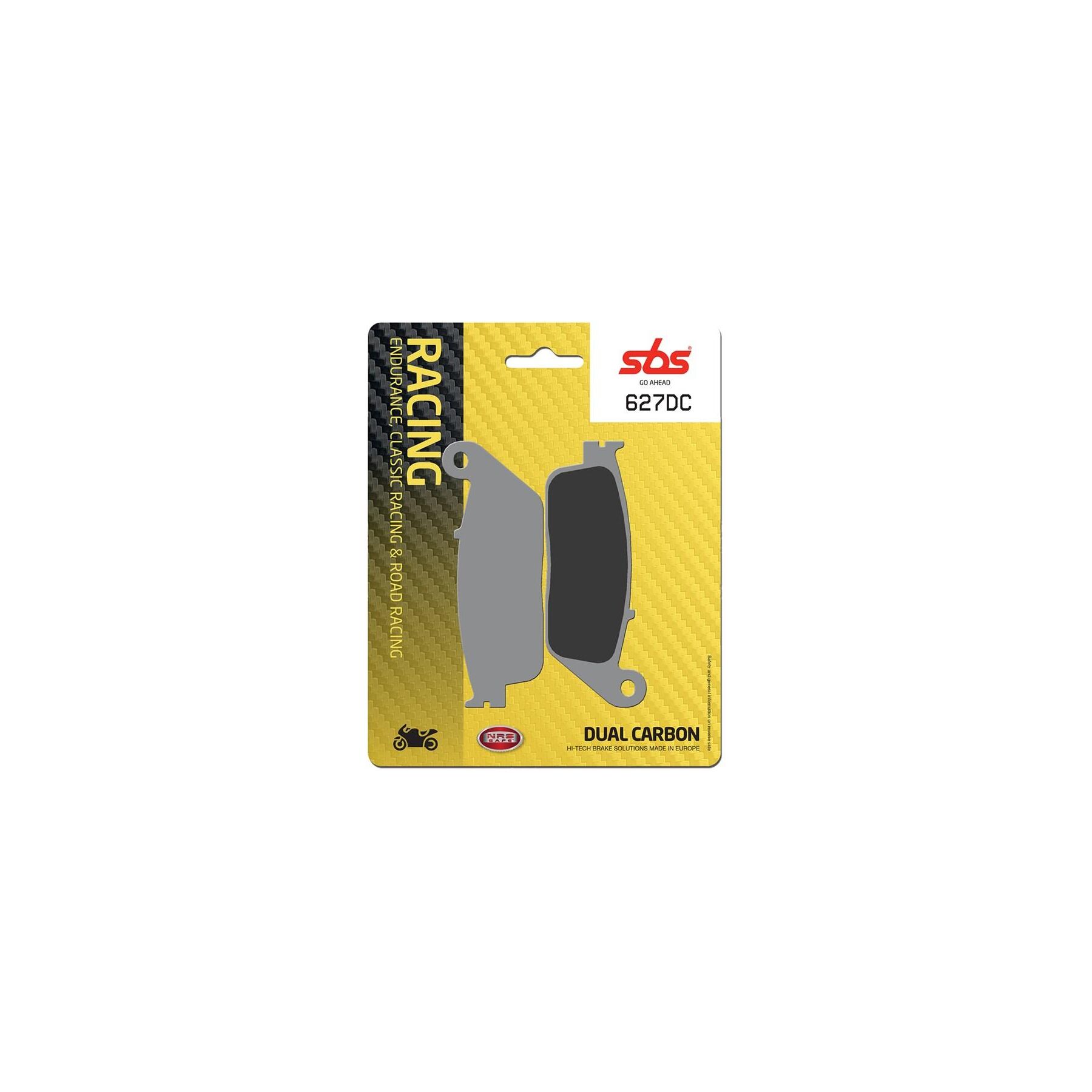 SBS Dual Carbon Front Brake Pads 627DC