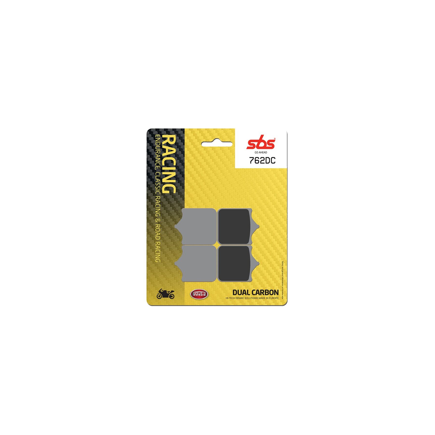 SBS Dual Carbon Front Brake Pads 762DC