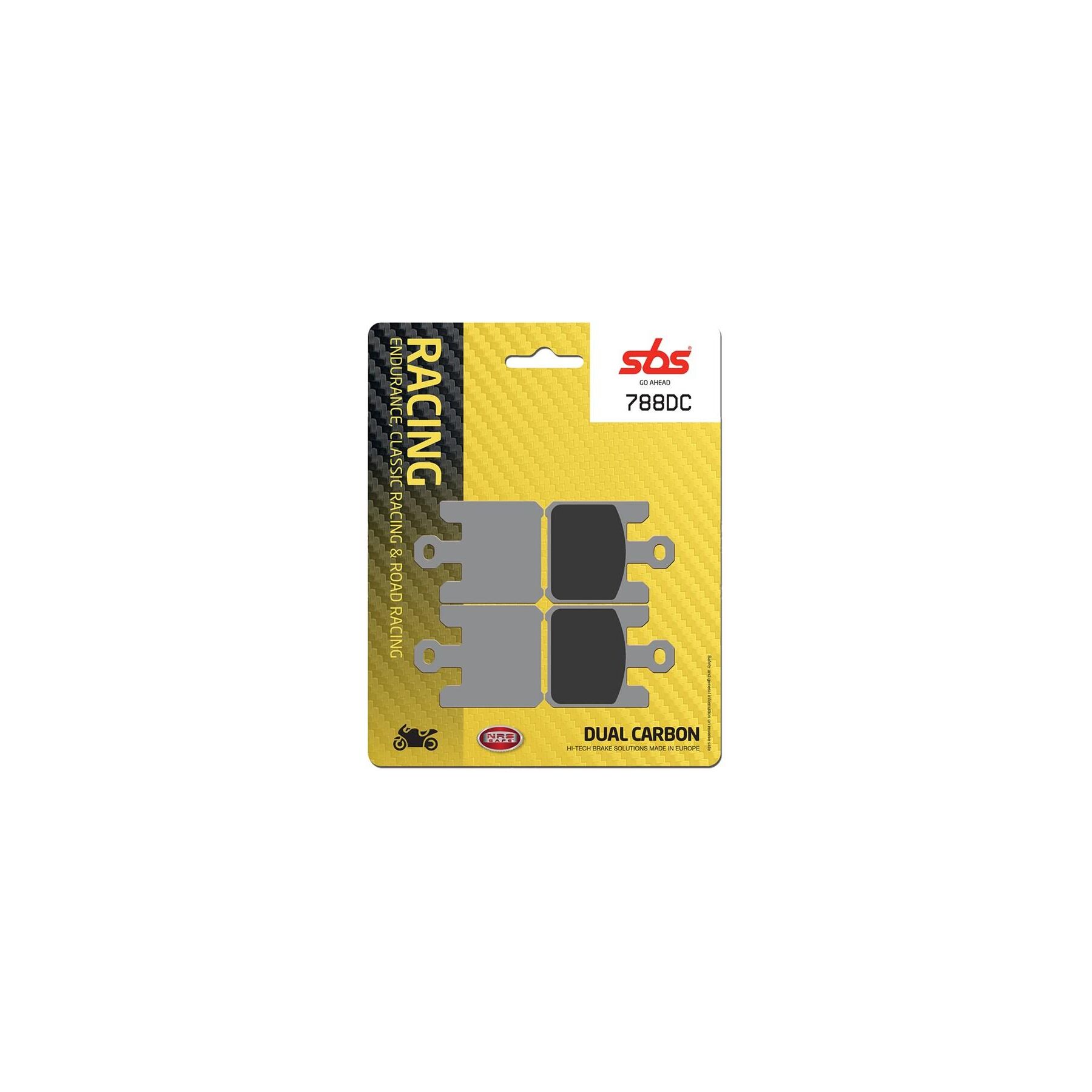 SBS Dual Carbon Front Brake Pads 788DC