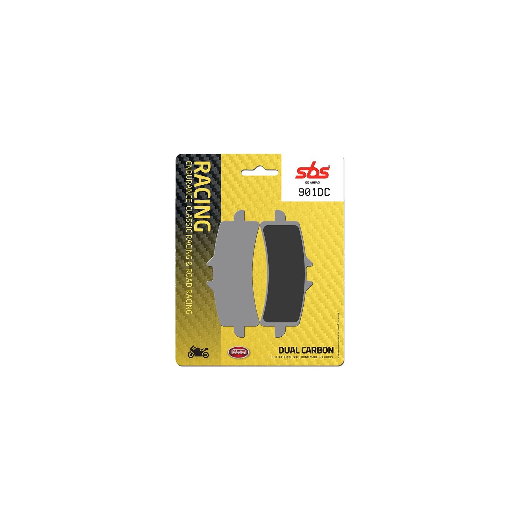 SBS Dual Carbon Front Brake Pads 901DC