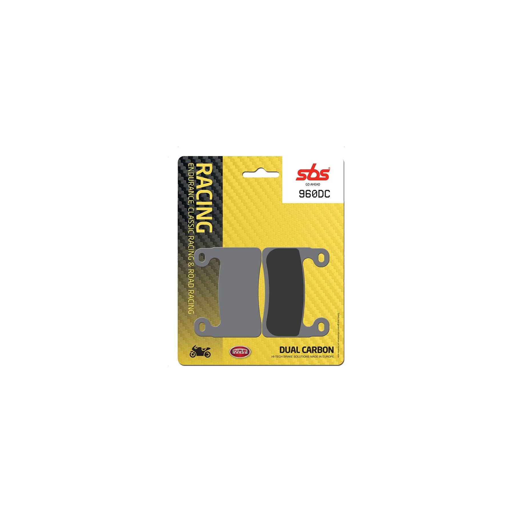 SBS Dual Carbon Front Brake Pads 960DC