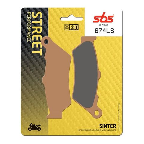 SBS LS Sintered Rear Brake Pads 674LS