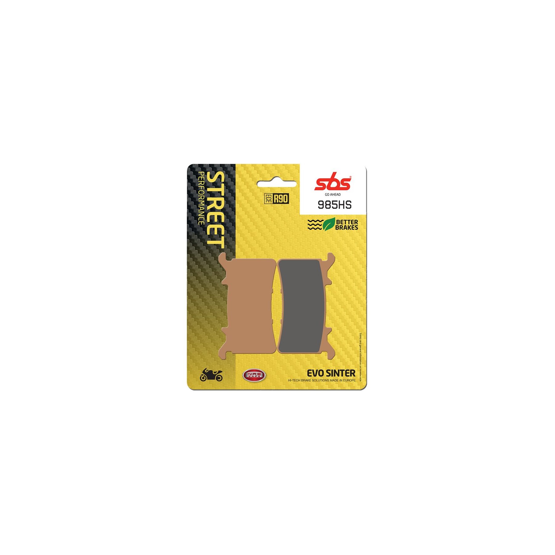 SBS HS Sintered Front Brake Pads 985HS