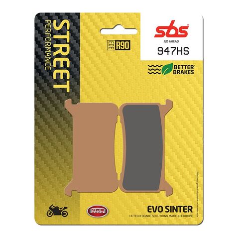 SBS HS Sintered Front Brake Pads 947HS