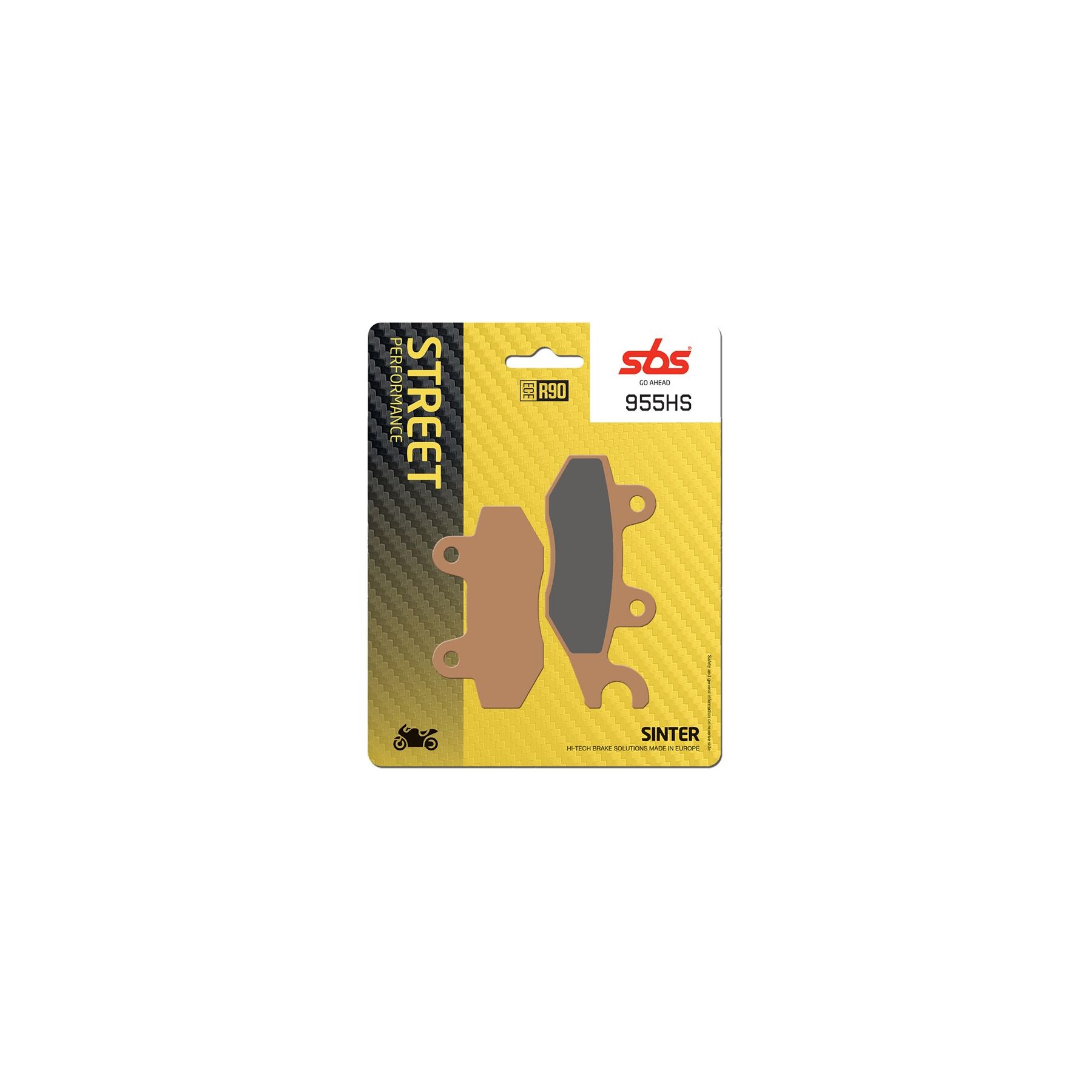 SBS HS Sintered Front Brake Pads 955HS