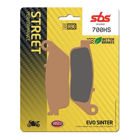 SBS HS Sintered Front Brake Pads 700HS