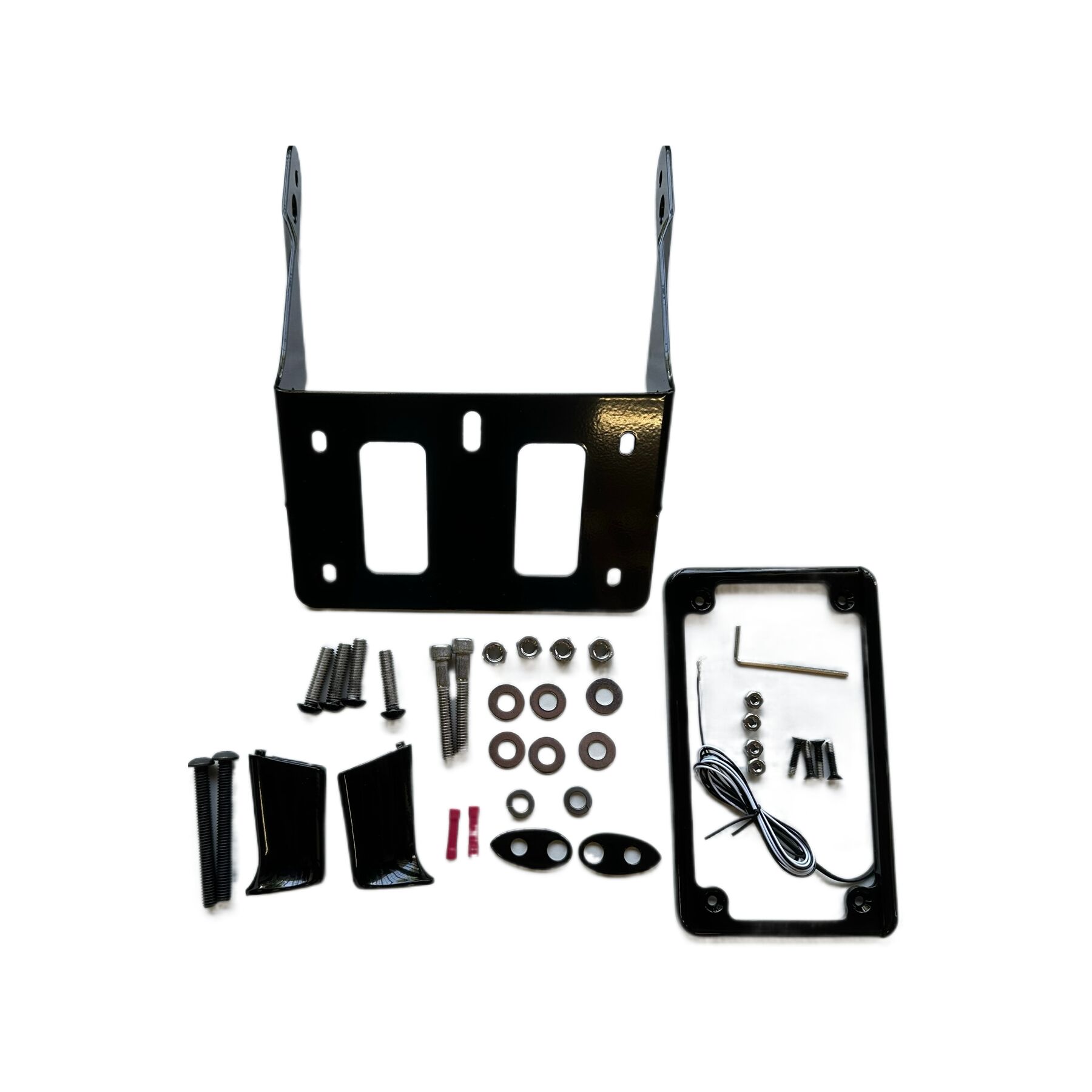 Leatherworks LED License Plate & Turn Signal Relocation Kit For Harley FXDB / FXDLS 2013-2017