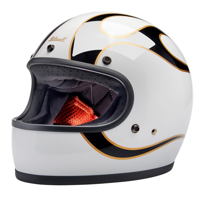 Biltwell Gringo ECE 22.06 Flames Helmet (XS and SM) | JPCycles.com