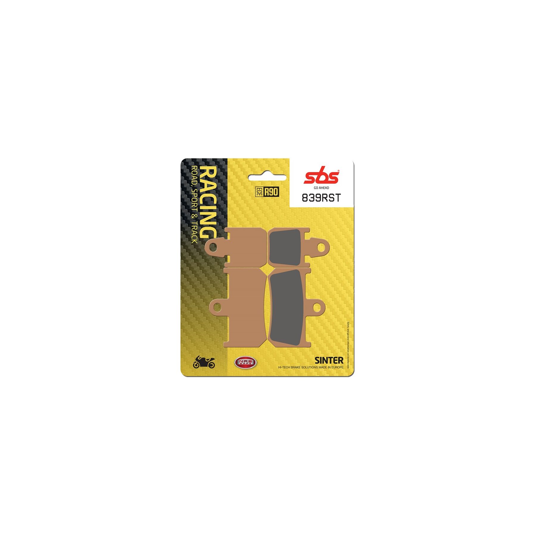 SBS RST Sintered Front Brake Pads 839RST