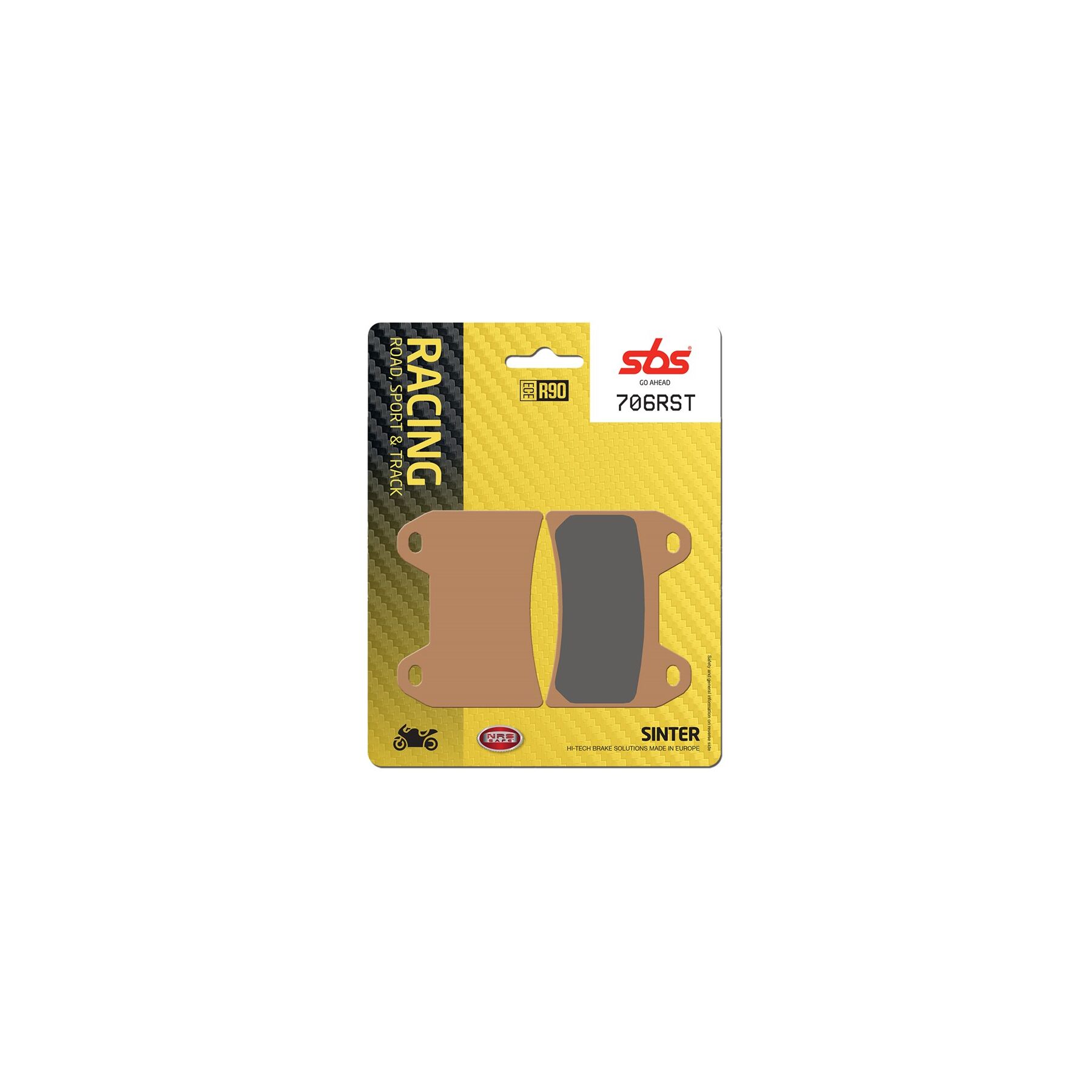 SBS RST Sintered Front Brake Pads 706RST