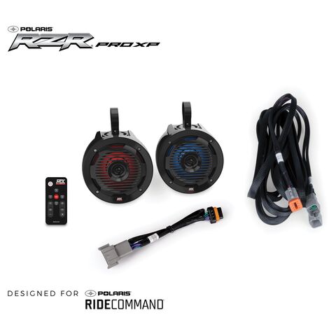 MTX Audio Rear Speaker OEM Add-On Kit Polaris RZR Pro XP / Pro R / Turbo R 2020-2022
