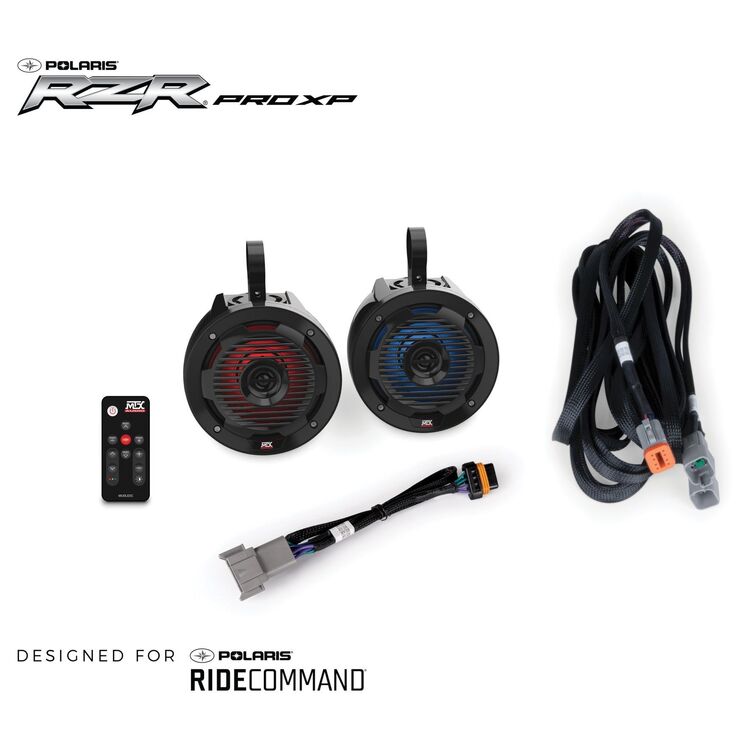 MTX Audio Rear Speaker OEM Add-On Kit Polaris RZR Pro XP / Pro R / Turbo R 2020-2022
