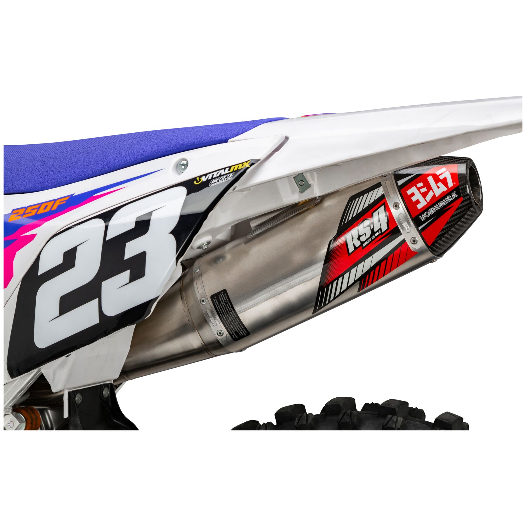 Yoshimura RS-4 Slip-On Exhaust Yamaha YZ250F 2024-2025