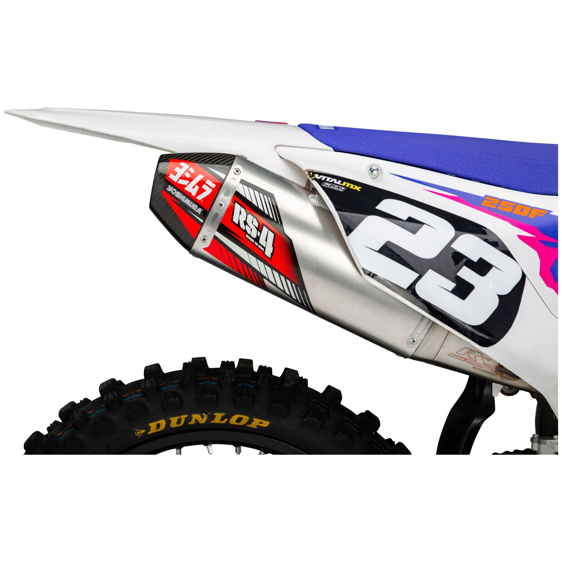 Yoshimura RS-4 Slip-On Exhaust Yamaha YZ250F 2024-2026