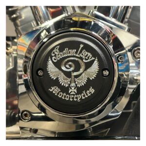Indian Larry Motorcycles ILM Logo 2 Hole Points Cover For Harley