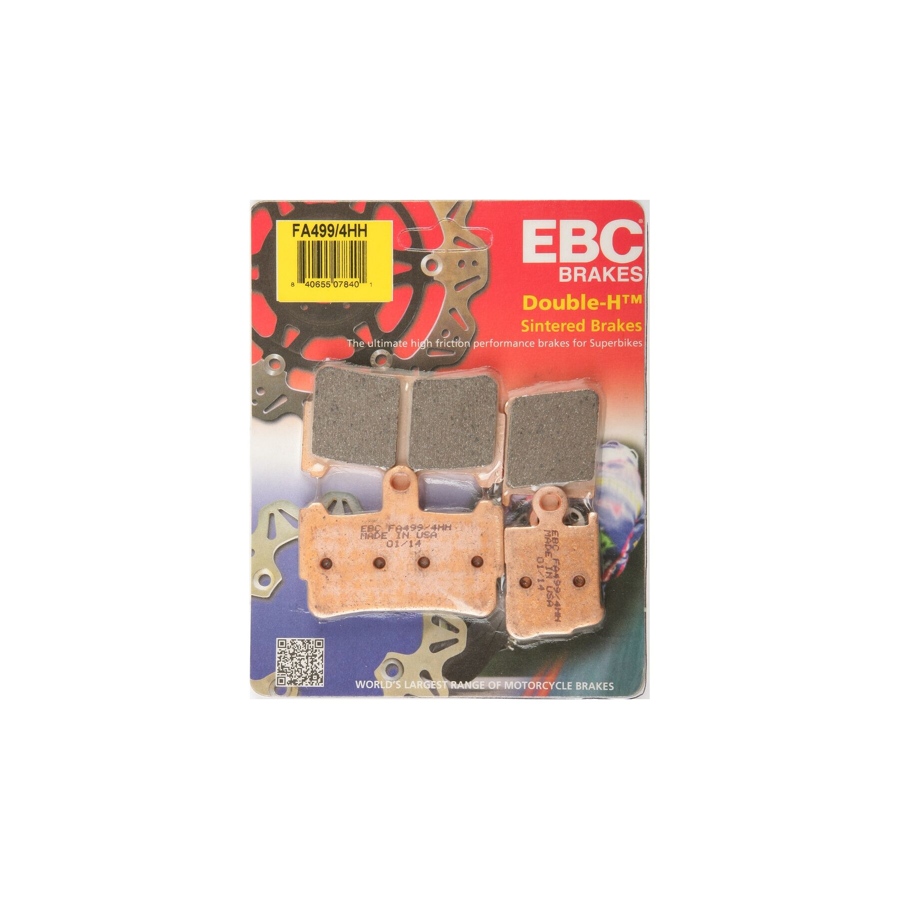 EBC FA499/4HH Double-H Sintered Front Brake Pads