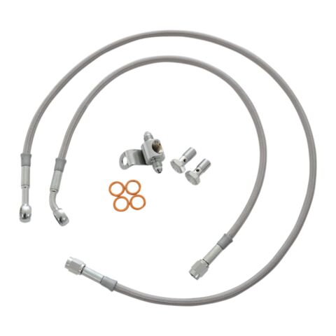 Goodridge OEM-Style DOT Rear Brake Line Kit For Harley Softail 1987-1999