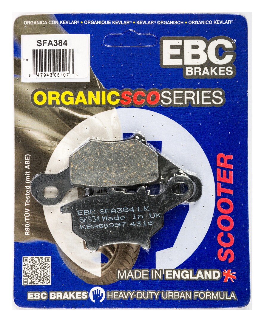 EBC SFA384 Organic Front Brake Pads | JPCycles.com