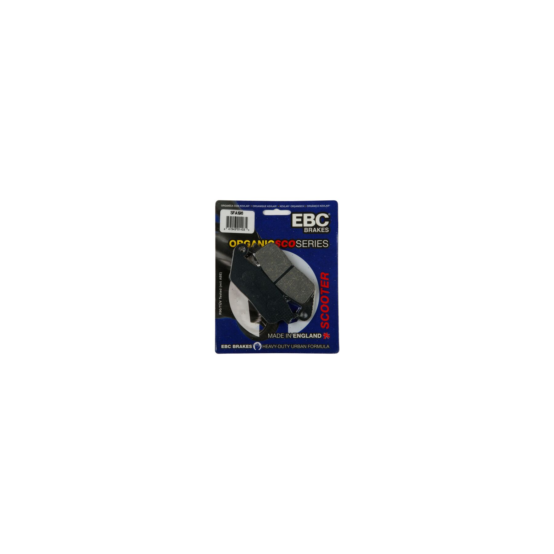 EBC SFA196 Organic Front Brake Pads