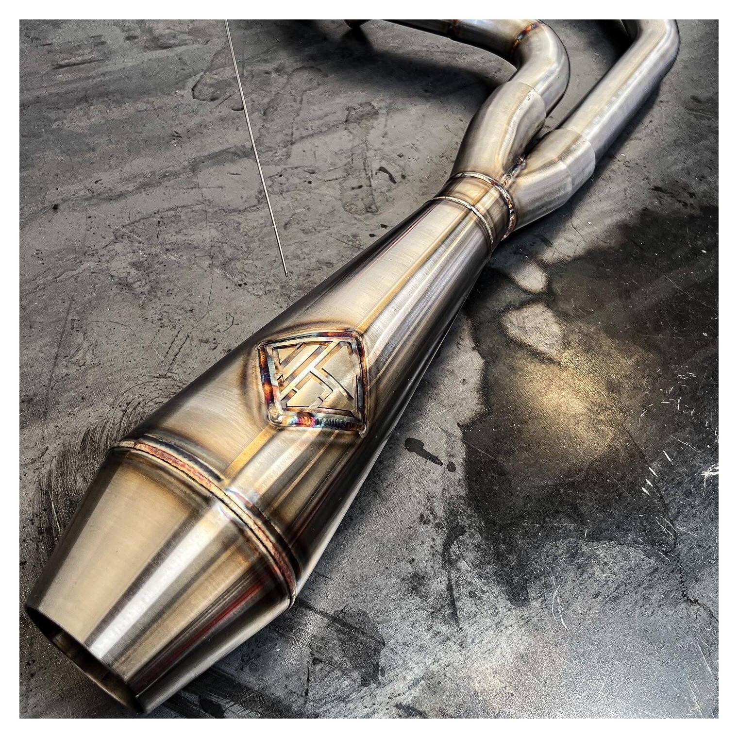 SP Concepts Big Bore 2-Into-1 Exhaust For Harley | JPCycles.com