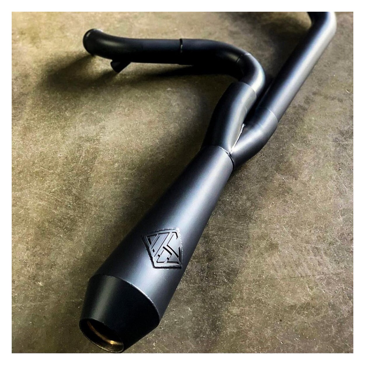 SP Concepts Big Bore 2-Into-1 Exhaust For Harley | JPCycles.com