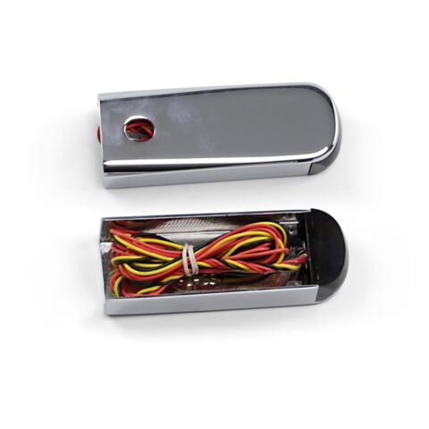 Alloy Art Fender Strut LED Marker Lights For Harley Softail Heritage Classic 2018-2026